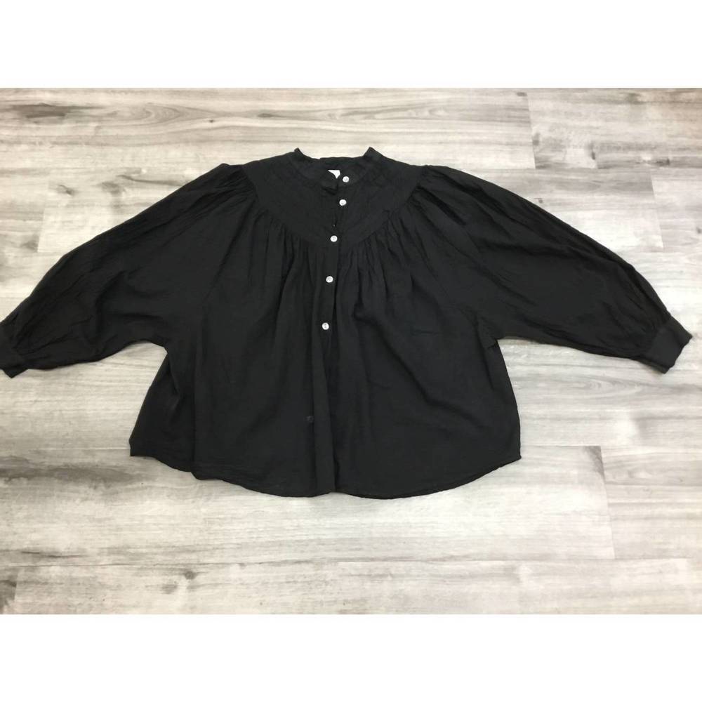 NEW YOLLY women's quilted look yolk neck in black